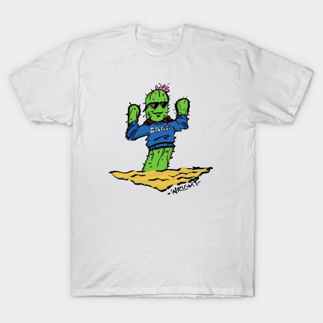 College Cactus T-Shirt by TDW27